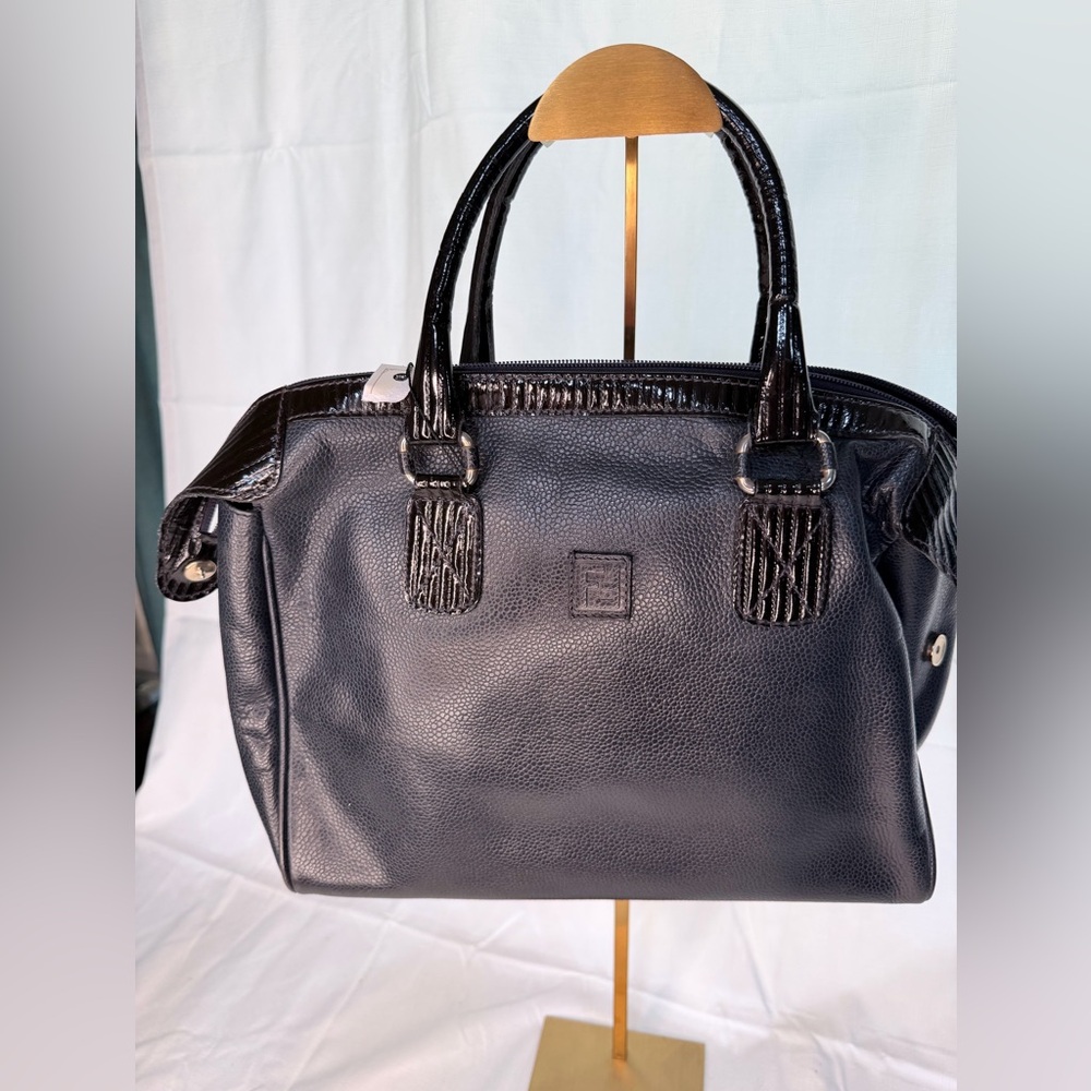 Fendi Dark Navy Leather Bag